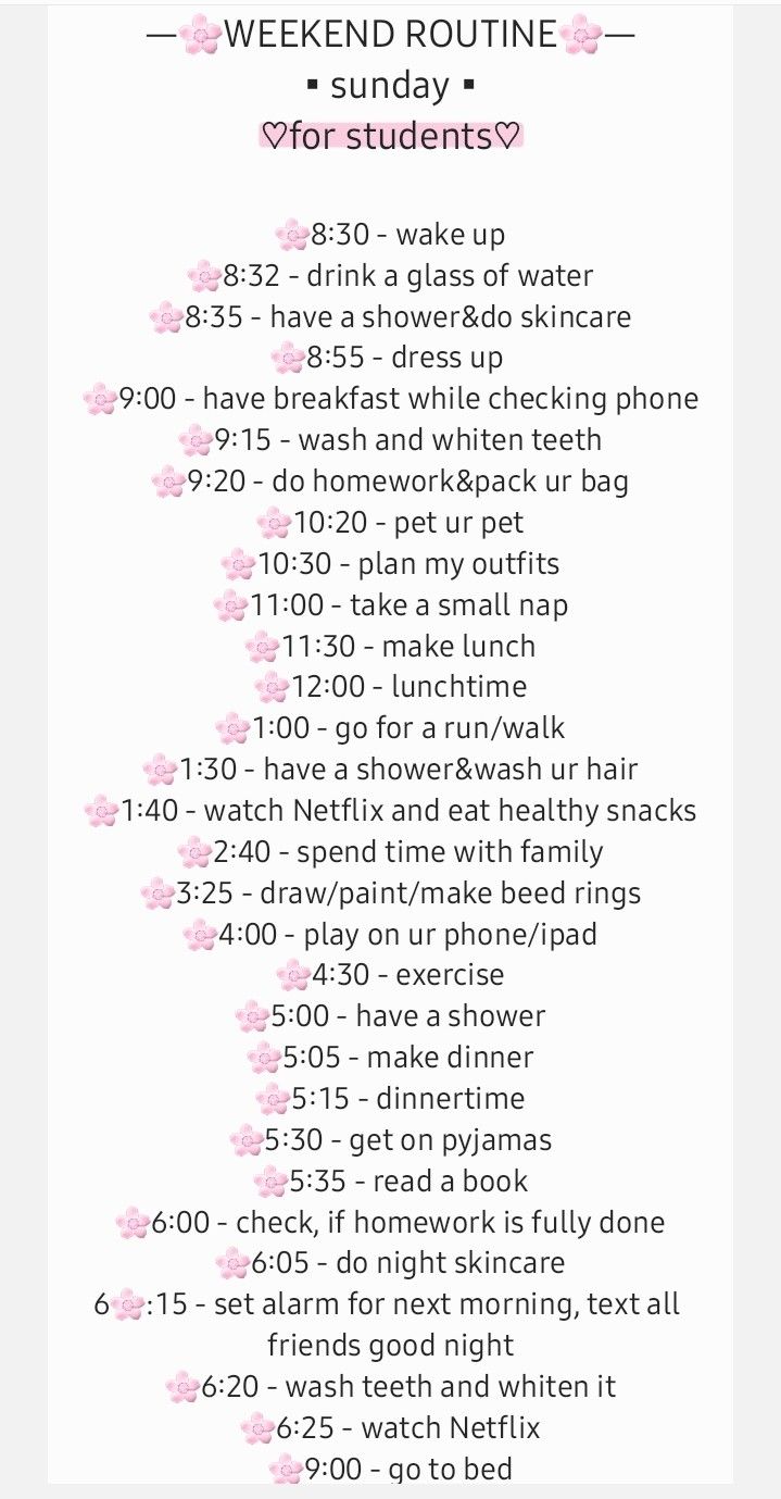 Weekend Morning Routine List, Productive Things To Do In The Morning, Sunday Reset Routine Checklist For Teens, Goals For 2024 List For Teens, Sunday Timetable, Weekend Routine For Students, Weekend To Do List Productive, Productive Routine For Students, 6:30 Morning Routine School