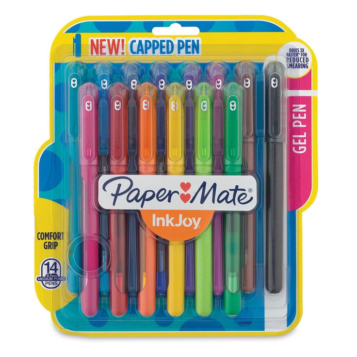 paper mate ink - only pens in assorted colors, 6 count per pack with refill