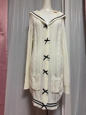 ad eBay - Liz Lisa Knit Cardigan Sailor Collar White - Buy Now, click the link (eBay) Liz Lisa, Sailor Collar, Women Sweaters, Women's Sweaters, Brands Outlet, Clothing Women, Knit Cardigan, Sweater Outfits, New Products