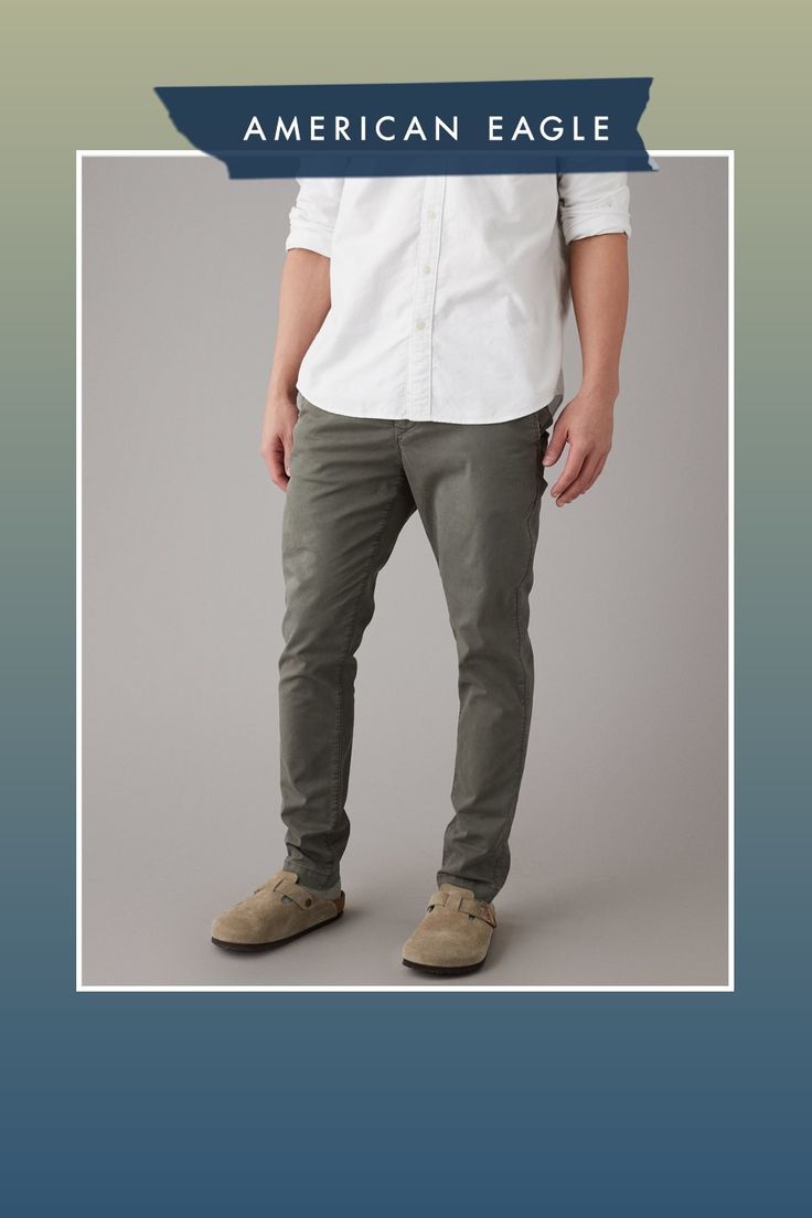 LIVED-IN™ bottoms collection/Flex is durable and designed to give you just enough stretch to move with no problem/Comfortable and never loses its shape/Soft, structured fabric/Garment washed for a lived-in look/These khakis are Real Good: made in a Casual Cotton Chinos With 4-way Stretch, Casual 4-way Stretch Long Pants, Elastic Waistband Stretch Bottoms For Elevated Casual, Stretch Bottoms With Elastic Waistband For Elevated Casual Wear, Casual Chinos With 5-inch Inseam And Hip Pockets, Casual Cotton Pants With 4-way Stretch, Casual Comfort Stretch Bottoms With Pockets, Casual Bottoms With Comfort Stretch And Pockets, Stretch Pants With Comfort Waistband For Elevated Casual