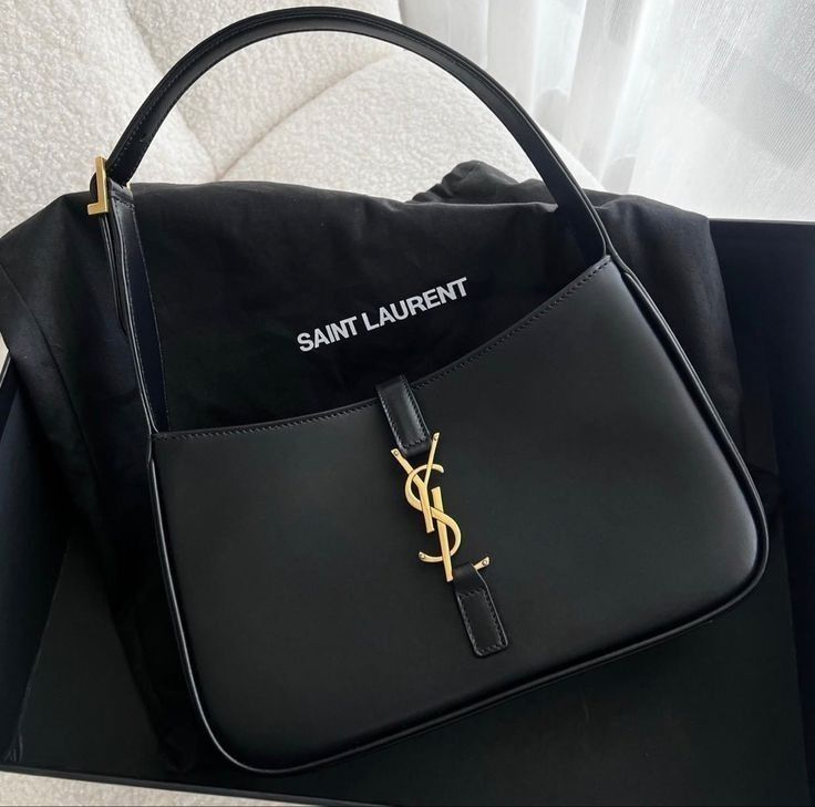 #YSLbag luxury bags , expensive look Ysl Purse Black, Saint Laurent Bag Aesthetic, Best Ysl Bags, Ysl Purses, Ysl Clothing, Ysl Vibes, Ysl Black Bag, Black Ysl Bag, Ysl Bag Outfit