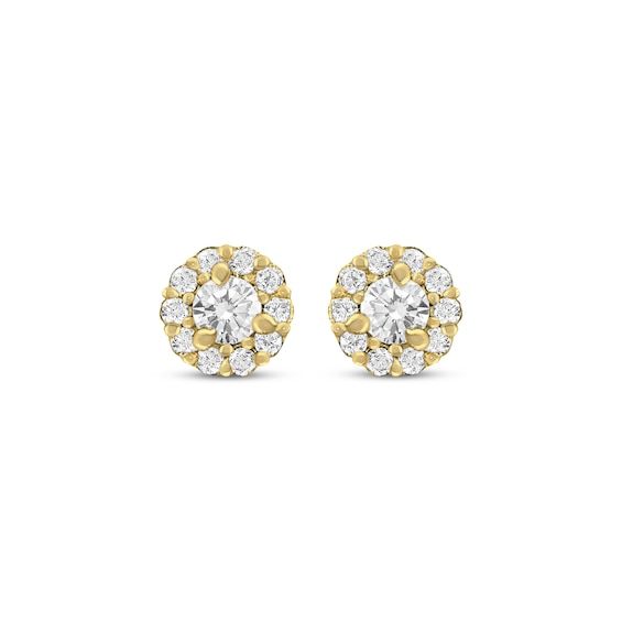 These shimmering stud earrings will make your little cutie feel so grown up. Crafted in 14K yellow gold On each, a bright round-cut cubic zirconia is haloed by smaller cubic zirconia stones The earrings secure with screw backs Yellow Gold Cubic Zirconia Cluster Earrings With Halo Design, Gold Cubic Zirconia Cluster Earrings, Round Cut, Yellow Gold Cubic Zirconia Cluster Earrings, Gold Round Cut Cubic Zirconia Cluster Earrings, Yellow Gold Cluster Earrings With Cubic Zirconia, Gold Cluster Earrings With Halo, Gold Cluster Earrings With Halo Detail, Gold Cluster Earrings With Halo Setting, Engagement Ring Style Guide