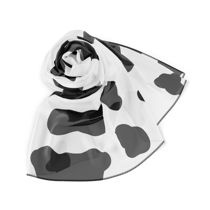 Made from high quality poly voile, this transparent scarf is extremely light and airy. Outstanding quality print turns it into a head turning style accessory. .: 100% Polyester .: Available in 2 sizes *item designed by me & printed by Printify Cow Scarf, White Bandana Print Scarf, Cow Print, Scarf Print, Scarf Wrap, Print Quality, Cow, Scarf Accessory, Fashion Accessories