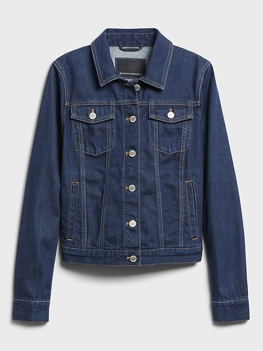 Denim Trucker Jacket | Banana Republic Jean Jacket Styles, Denim Trucker Jacket, Empower Women, Classic Jeans, Trucker Jacket, Jacket Style, Jean Jacket, Women Empowerment, Banana Republic