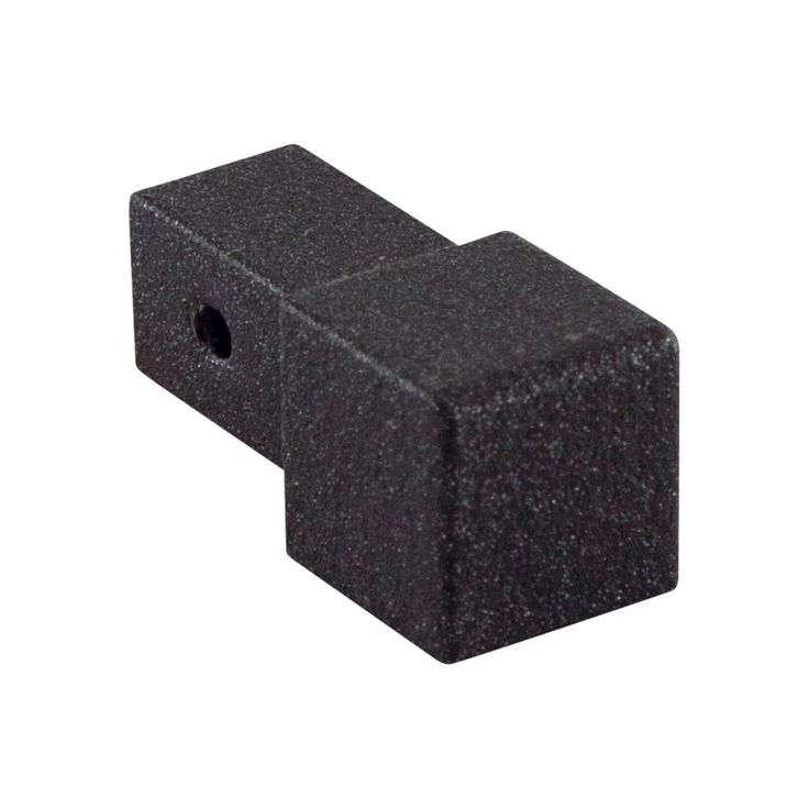 a black square object on a white background