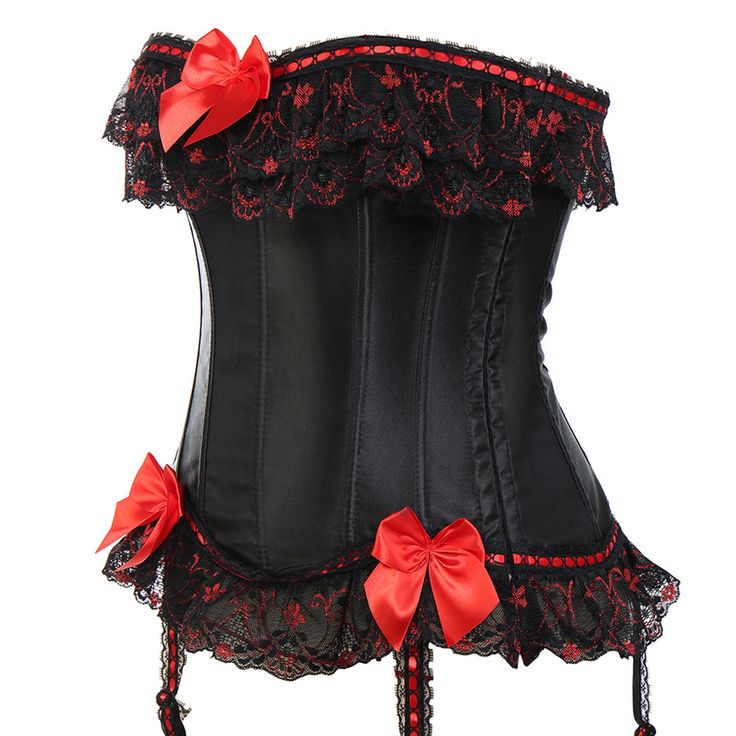 Lace Up Bowknot Suspenders Corset is made from nylon material and is perfect for your special occasions. As this corset will enhance your entire shape and look with its bow and lace on the edges and lace closure at the back, which will help in giving that perfect fit to any size and it has G strings at the bottom as well. Features : Control Level: Firm Material: Nylon Shapewear: Control Panties Item Type: Shapers Thickness: Standard Fabric Type: Broadcloth Mold Cup Thickness: Ultra-ThinThick Gen Body Shaper Corset, Corset Shapewear, Waist Corset, Strapless Corset, Corset Lace, Waist Cincher, Corset Style, Bustiers, Your Special