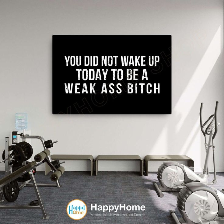 Did Not Wake Up To Be A Weak Ass Bitch Wall Art Home Gym Room Print Decor -P596 Man Cave Workout Room, Cozy Industrial Office Design, Home Gym Set Up Ideas Garage, Home Gym Art Wall Decor, Home Gym Signs Wall Art, Boho Gym Decor, Gym Decorating Ideas Interior Design, Home Gym Signs, Home Gym Wall Art