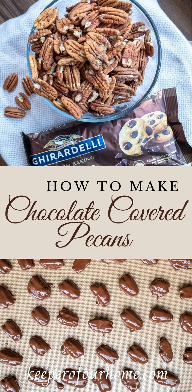 how to make chocolate covered pecans