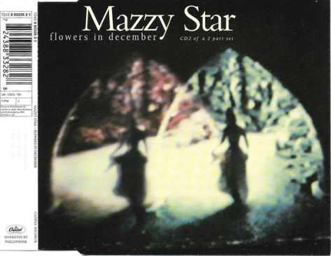 the cover art for mazzy star's album flowers in december, featuring two silhouettes