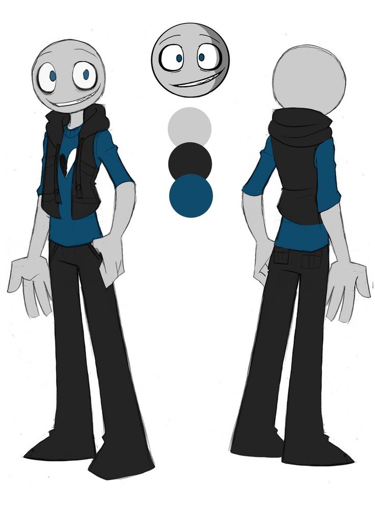 an animated character is shown in the form of a person with eyes and hands on their hips