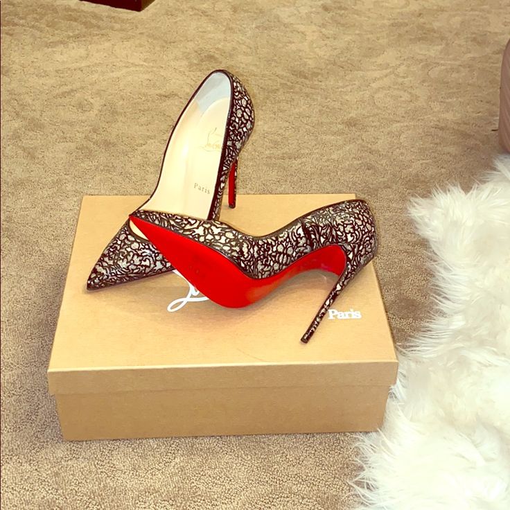 So Kate Christian Louboutin. Never Used Or Worn. Comes With Box & Dust Bags So Kate, Christian Louboutin Heels, Louboutin Heels, Shoes Color, 4 Life, High Heels Stilettos, Louboutin Shoes, Shoes Shoes, Christian Louboutin Shoes