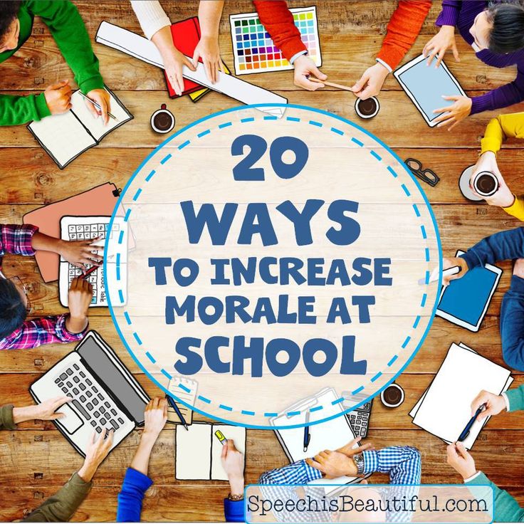 several people sitting around a table with the words 20 ways to increase more at school