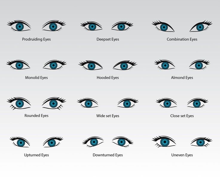 Types Of Eyes Shapes Men, Unique Eye Shapes, Eyes Shapes Chart, Eye Type Shape, Eye Type Chart, Different Types Of Eyes Shape, Different Eyes Shapes, Eye Lid Types, Eye Shapes Drawing Reference