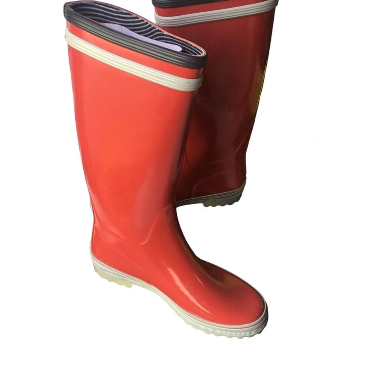 Aigle Eur Size 38 Women's Rain Boots Venise Red Croisiere Size 6.5. Condition Is New With Box. Shipped With Usps Ground Advantage. Orange Waterproof Boots With Round Toe, Casual Red Waterproof Boots With Round Toe, Red Waterproof Round Toe Boots, Red Waterproof Boots With Round Toe, Waterproof Red Boots With Round Toe, Casual Red Waterproof Rain Boots, Red Round Toe Rain Boots For Outdoor, Red Rain Boots With Round Toe For Outdoor, Red Outdoor Boots With Red Sole