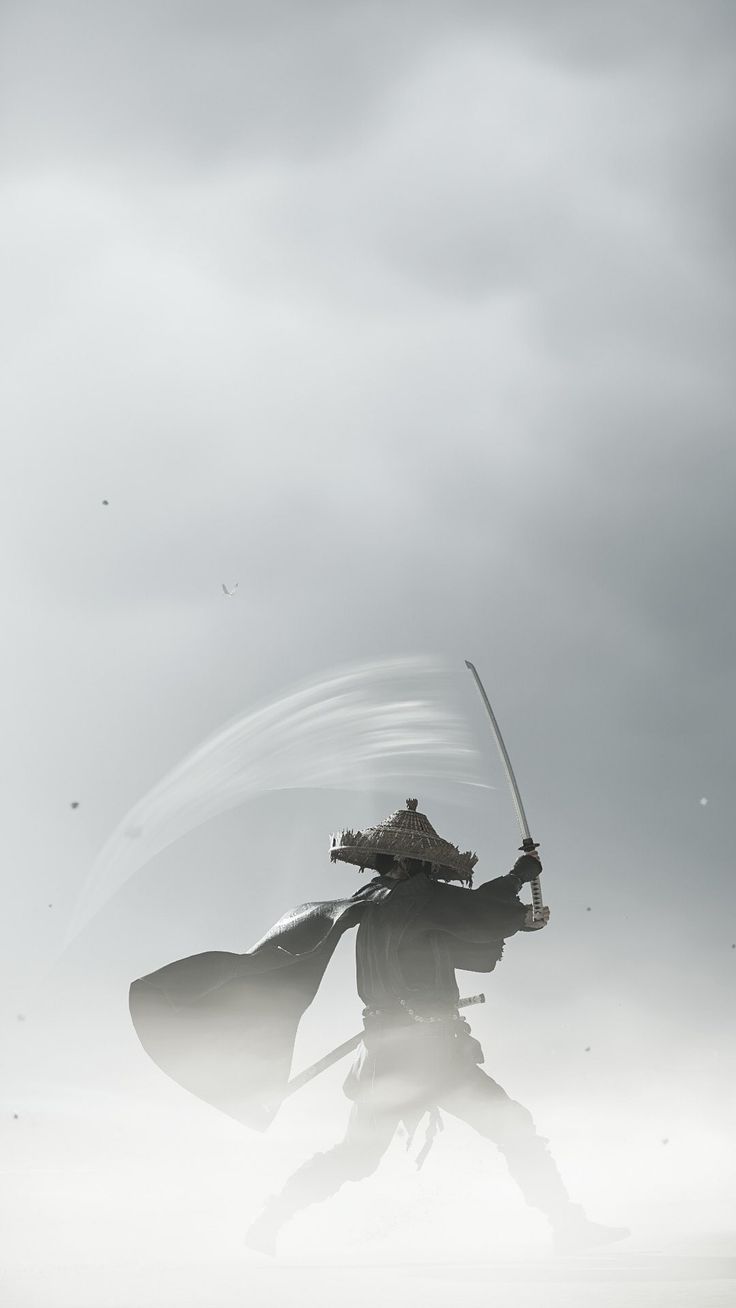 Guerriero Samurai, Ronin Samurai, Jin Sakai, Ninja Wallpaper, Japanese Art Samurai, Samurai Wallpaper, Samurai Artwork, Japanese Artwork, Ghost Of Tsushima