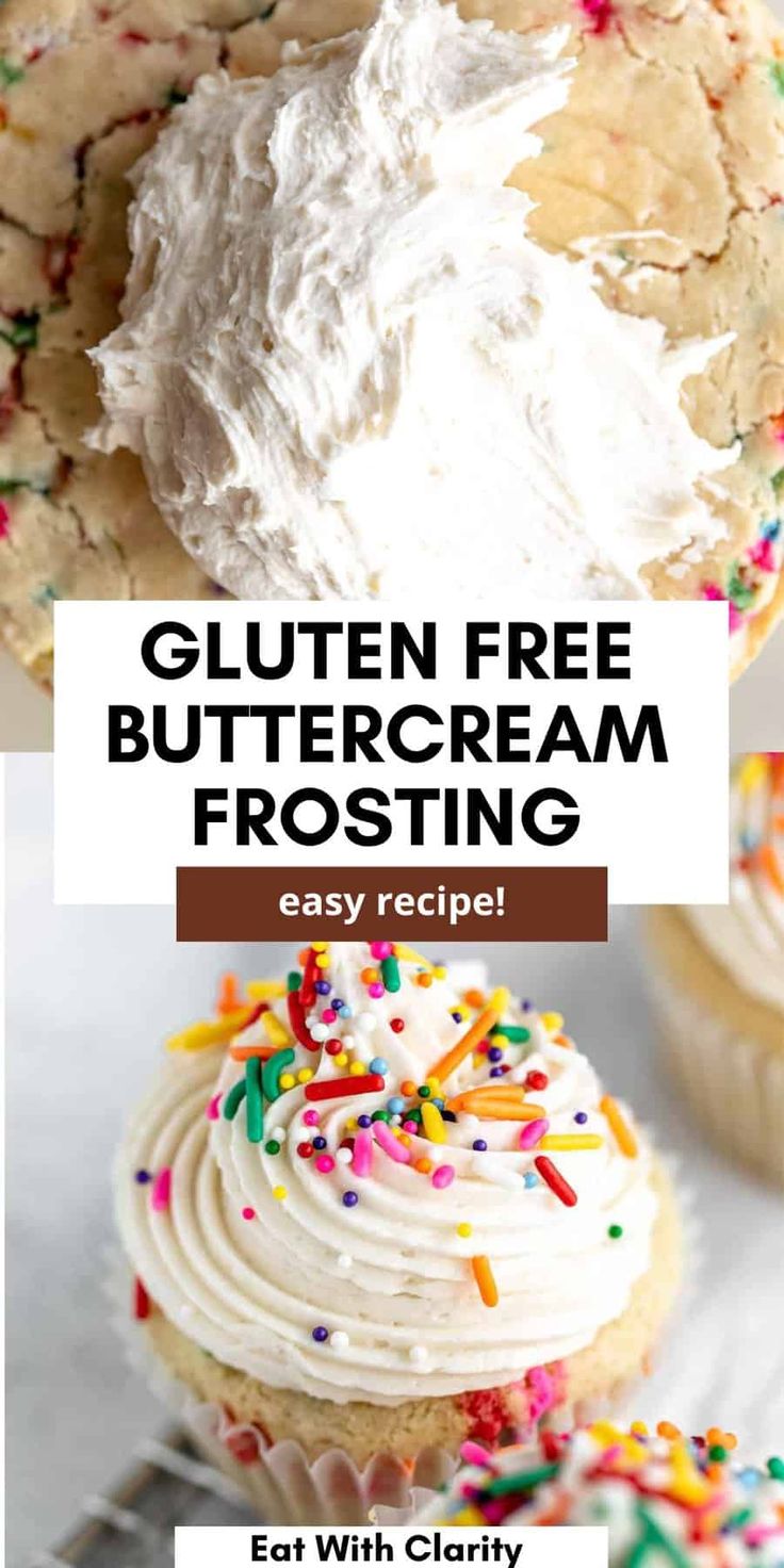 gluten free buttercream frosting is easy to make