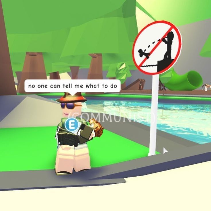 a cartoon character is standing in front of a sign that says no one can tell me what to do