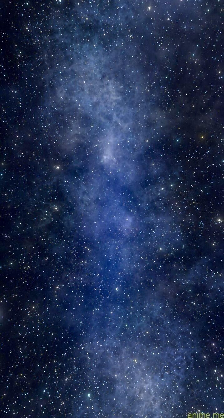 the night sky is filled with stars