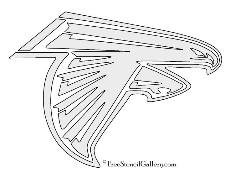 the philadelphia eagles logo is shown in black and white, while it appears to be outlined