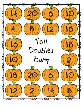 a counting game with pumpkins and numbers for each number, which is 1 to 10