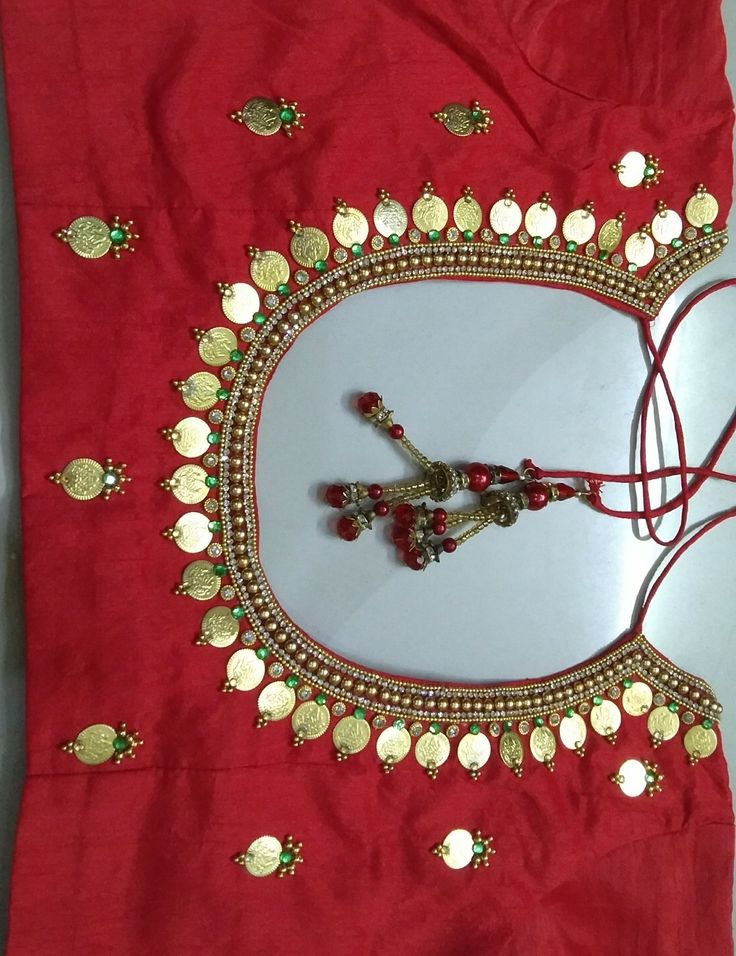 Kasu Blouse Work Designs, Aari Coin Work Blouse Designs, Kasulu Maggam Work Blouses, Kaasu Work Blouse Designs, Kasu Work Blouse Designs, Blue Blouse Designs, Mirror Work Blouse Design, Simple Frock Design, Blouse Designs Catalogue