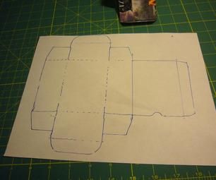 the paper is cut out to make a car