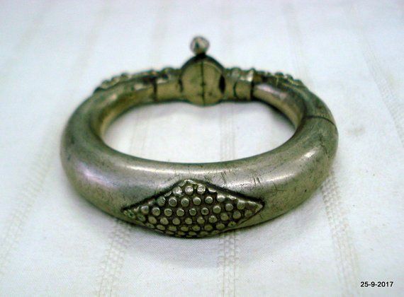 Vintage antique tribal old silver bracelet bangle cuff traditional jewelry Traditional Metal Bangle For Rituals, Traditional Antique Silver Bangle With Oxidized Finish, Traditional Antique Silver Cuff Bracelet With Oxidized Finish, Traditional Oxidized Cuff Bracelet, Traditional Oxidized Bangle Cuff Bracelet, Traditional Metal Bangle Cuff Bracelet, Traditional Antique Silver Bangle For Festivals, Oxidized Finish Cuff Bracelet For Ceremonial Festivals, Oxidized Cuff Bracelet For Ceremonial Festivals