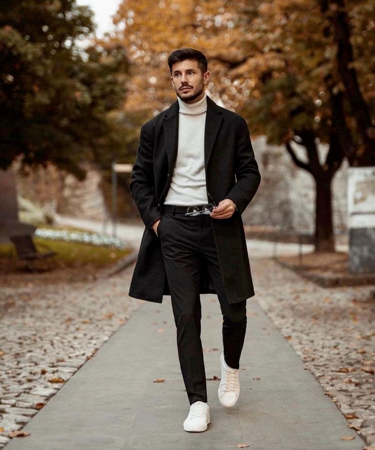 Black Over Coat Outfit Men, Switzerland Mens Fashion, Late 20s Fashion Outfits Men, Spain Winter Outfits Men, New York Fall Outfit Men, Men European Fashion Winter, Moscow Winter Outfit, Cold Party Outfits Winter, New York Winter Outfit Men