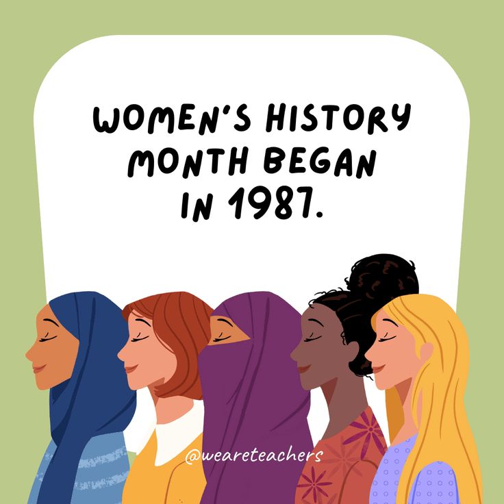 women's history month begins in 1971, and it is important to the people