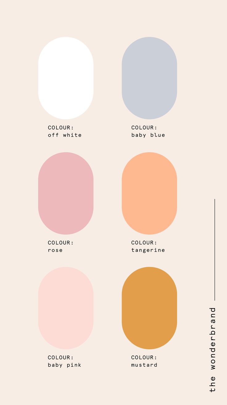 the different shades of paint that are used to create this color scheme for wallpaper