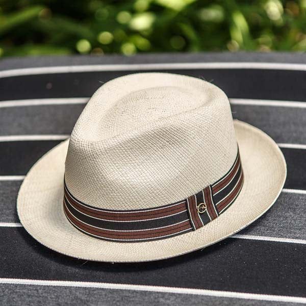 California Hat Company offers you the brim options that you need. This Austral Hat is the short brimmed version of the “Wide Brim Panama Hat with Brown, Black, Off White Stripe”. The same high quality hand woven Toquilla straw material is featured here. The shorter brim may be a great option for those who enjoy this style but have a face shape that may suit this brim style better. This hat is a classy look, sure to stand out from the crowd. *Turned up Short Brim *Tear Drop Shape with Oval Top Cowboy Hat Bands, French Hat, Therapy Techniques, Straw Panama Hat, Outback Hat, Mens Hats Fashion, Crochet Hat For Women, Vegas Bachelorette, Mens Hats