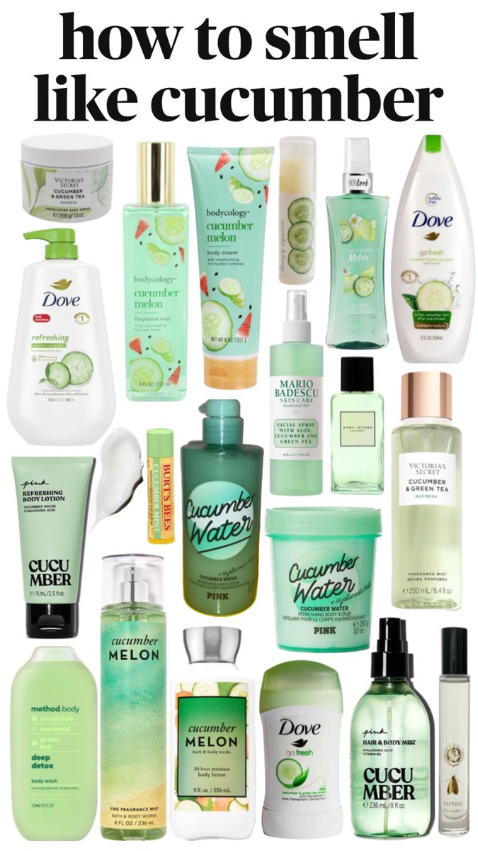 how to smell like cucumber. how to smell like cucumber mint. how to smell like cucumber melon. how to smell fresh Smell Like Cucumber, Combo Skin Care, Cucumber Scent, Shimmer Body Oil, Fragrances Perfume Woman, Body Hygiene, Combo Skin, Cucumber Melon, Shower Skin Care