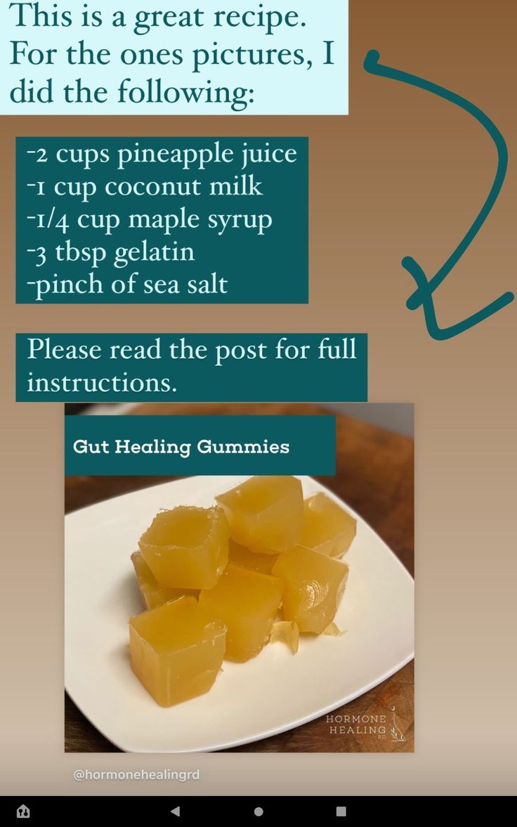 the recipe is shown with instructions for how to make it