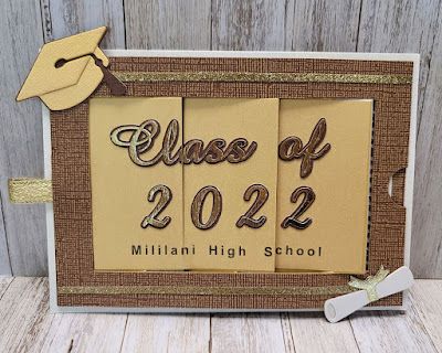 a graduation card with the words class of 2012 written in gold and black on it