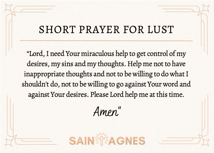 a prayer card with the words, short prayer for just