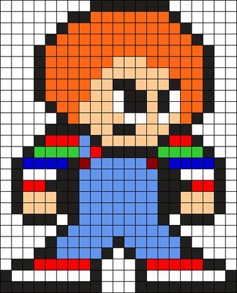 Easy Perler Bead Patterns, Easy Perler Beads Ideas, Pattern Maker, Beads Ideas, Kandi Patterns, Bead Sprite, Pixel Art Pattern, Bead Pattern, Pony Beads