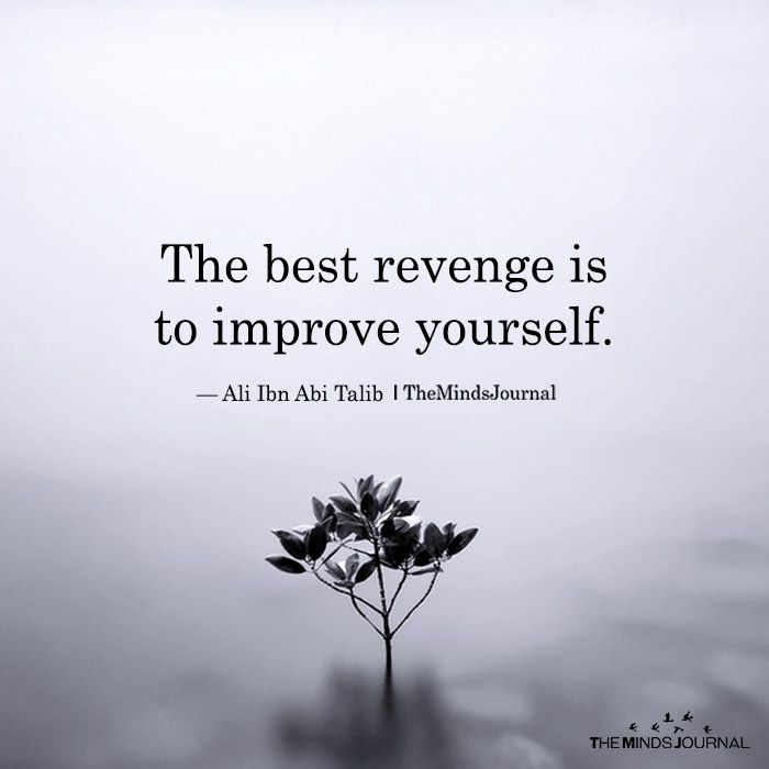 a black and white photo with a quote on it that says, the best reverse is to improve yourself