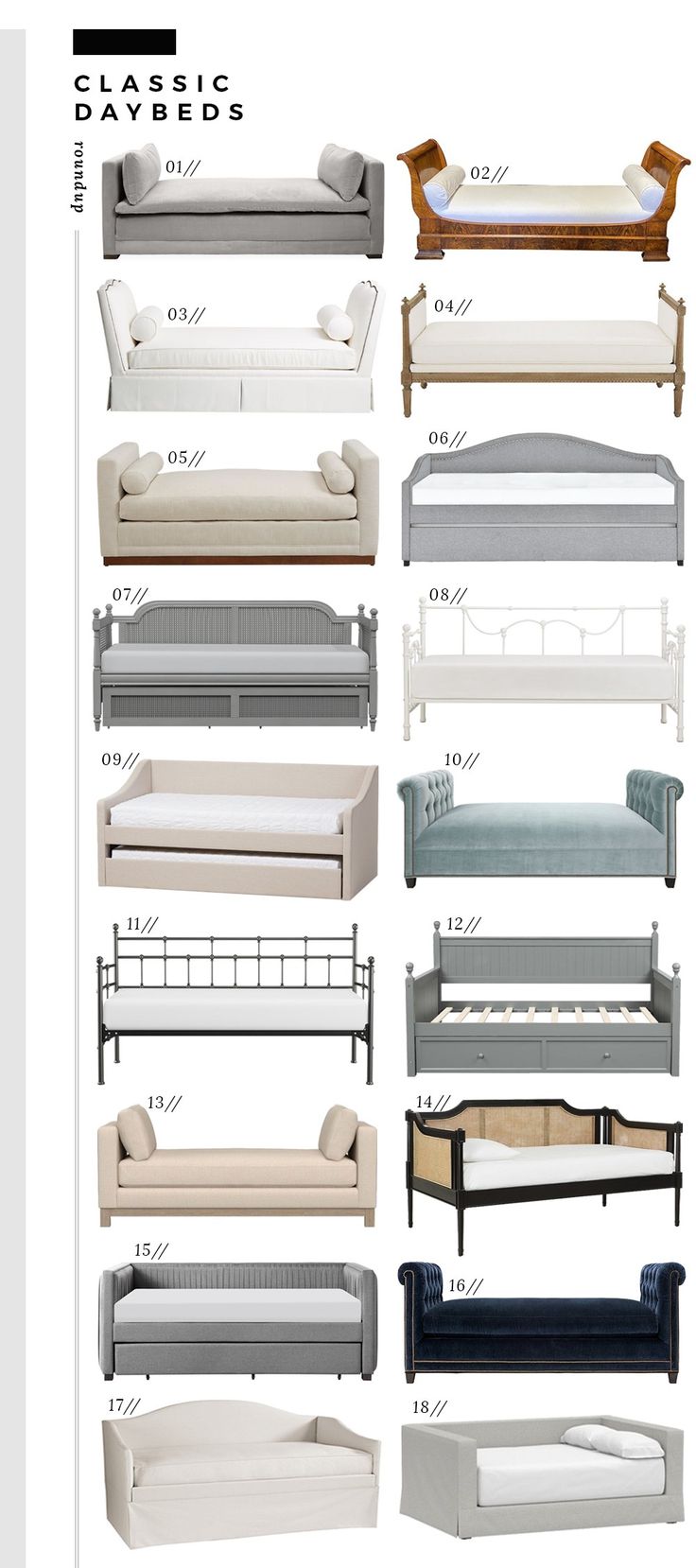 the different types of sofas are shown in this image, and each has their own name