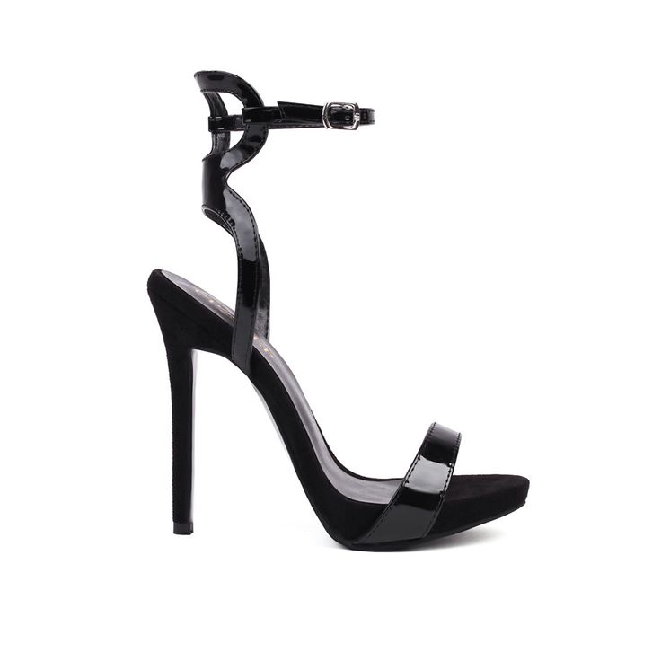 Shop Black Stiletto Heel Buckle Ankle Strap Sandals with Open Toe color Black for Party, Red Carpet, Travel, Work with worldwide Free shipping & Free return. Adjustable Strappy Heels For Night Out, Adjustable Strappy Heels For A Night Out, Adjustable Heels With Single Toe Strap For Evening, Evening Heels With Adjustable Single Toe Strap, Adjustable Single Toe Strap Evening Heels, Adjustable Evening Heels With Single Toe Strap, Adjustable Heel Strap Heels For Evening, Adjustable Evening Sandals With 4-inch Heel, Adjustable Sandals With 4-inch Heel For Evening