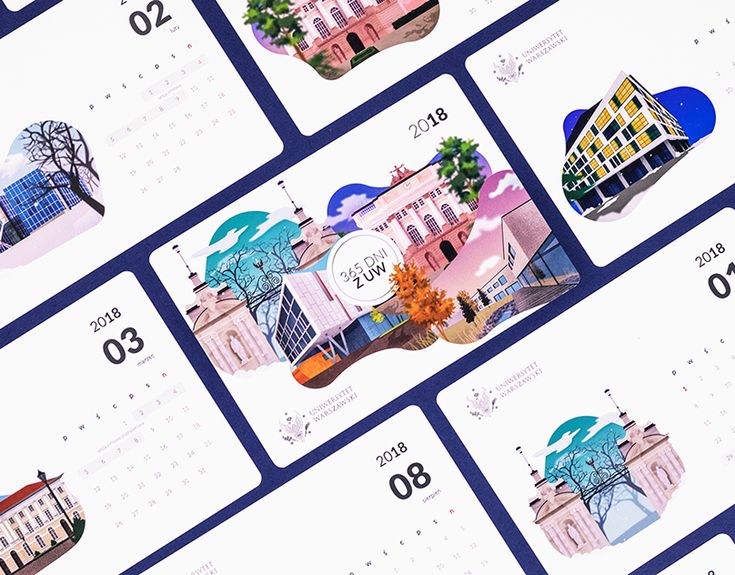 a bunch of stamps with buildings and trees on them are arranged in the shape of numbers