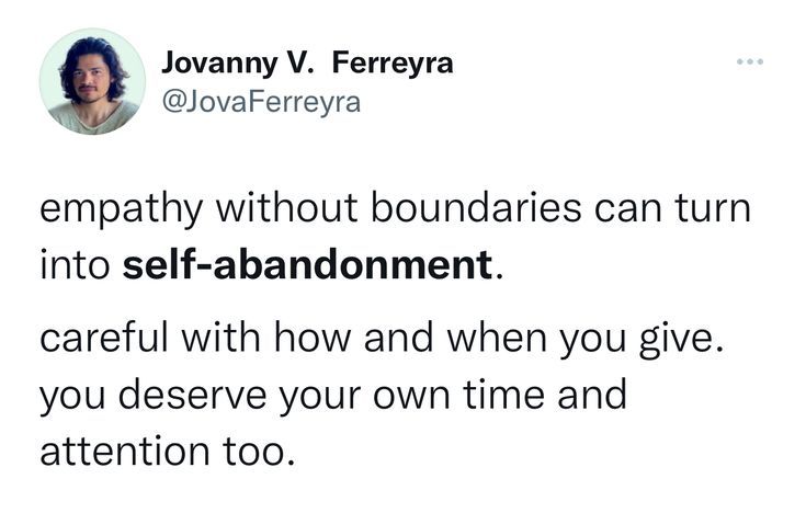 a tweet with an image of joann v ferreyra on it