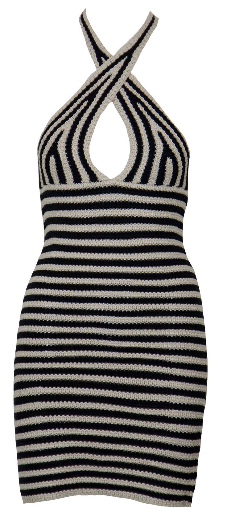 We are loving this halter tie mini dress, perfect for your weekend plans and beyond. Made from a delicate crochet fabric and featuring a plunging v-neck, this dress is sure to bring all the luxe vibes. The black and beige stripes make this item a wardrobe staple that you can go back to season after season. Fabric content: 100% acrylic Washing instructions: Hand wash cold, line dry Imported Model is 5'3" wearing a size small. Black Crochet Dress, Delicate Crochet, Crochet Fabric, Breezy Dress, Weekend Plans, Black And Beige, Black Crochet, Mens Fall, Pant Shirt