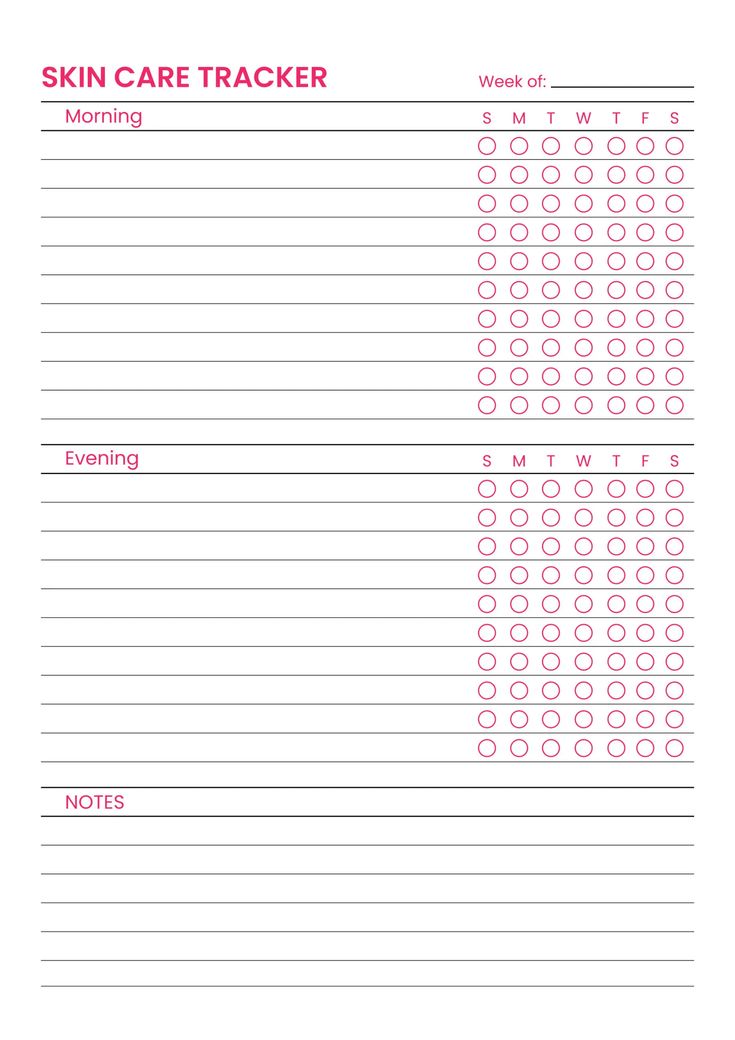 Skincare tracker Skin Care Tracker, Skincare Journal, Skincare Tracker, Skincare Planner, Activity Journal, Self Care Worksheets, Track Your Progress, Monthly Printable, Habit Tracker Bullet Journal