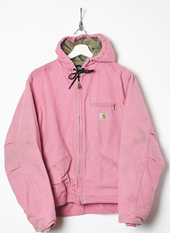 Pink Carhartt Jacket, Pink Carhartt, Haikou, Carhartt Jacket, Fits Clothes, Cute Everyday Outfits, 가을 패션, Cute Simple Outfits, Dream Clothes