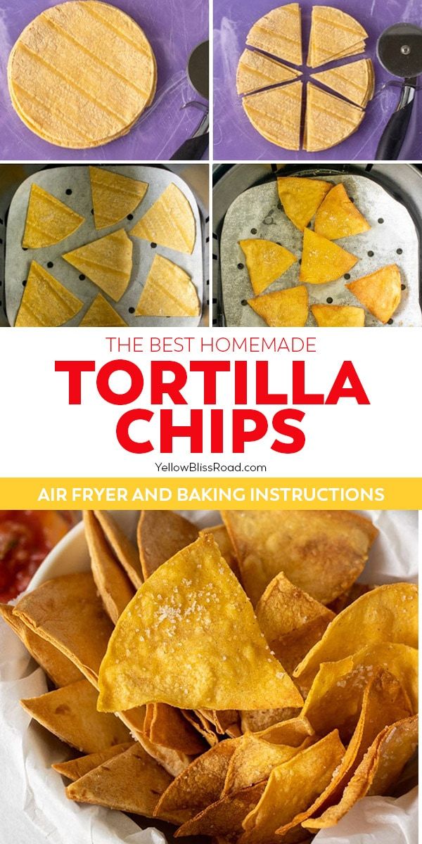 the best homemade tortilla chips recipe for air fryers and baking instructions