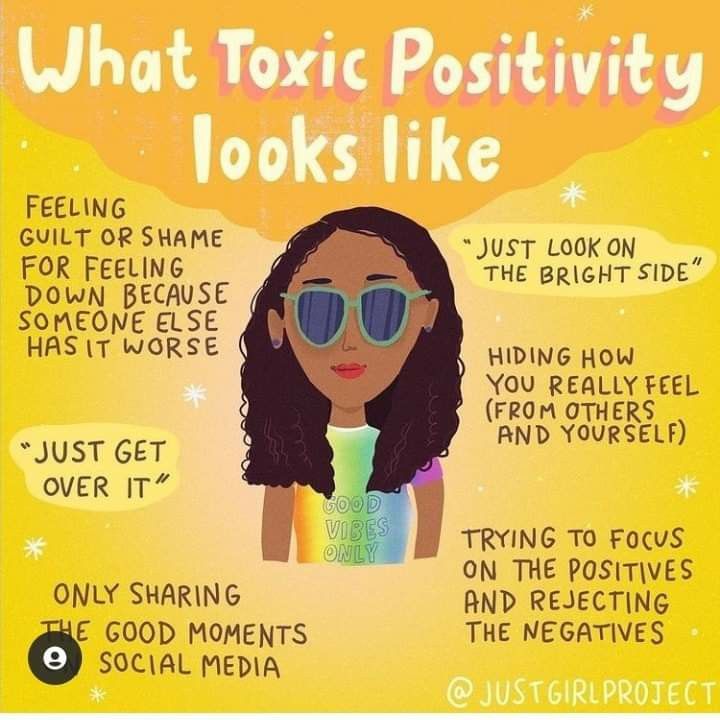 Toxic Positivity, Just Girl, Love Meditation, Just Let It Go, Emotional Awareness, Mental And Emotional Health, Negative Emotions, Health Awareness, Social Emotional