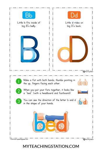 the letter b and d worksheet for children to learn how to read it