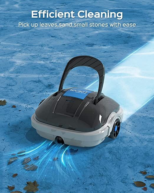 an electronic device is shown on the ground with blue light coming from it's side