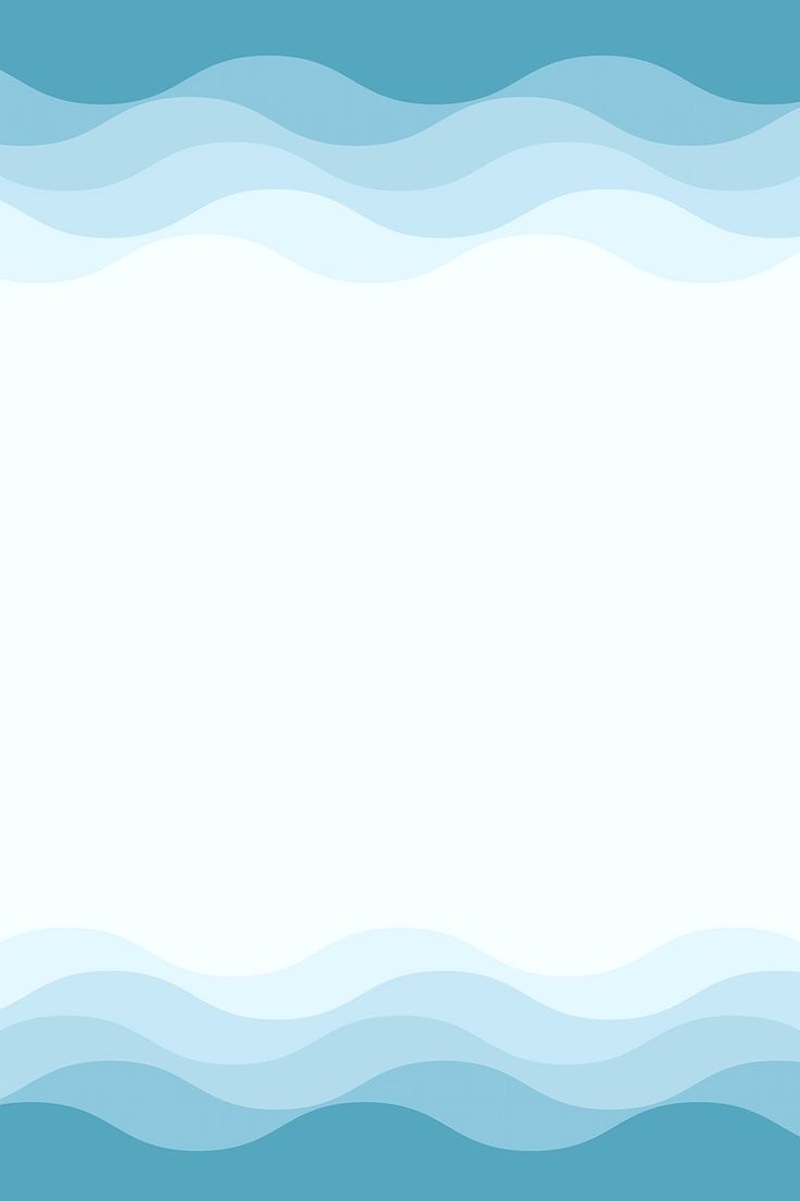 an ocean scene with blue water and white clouds in the sky, as well as a border for text