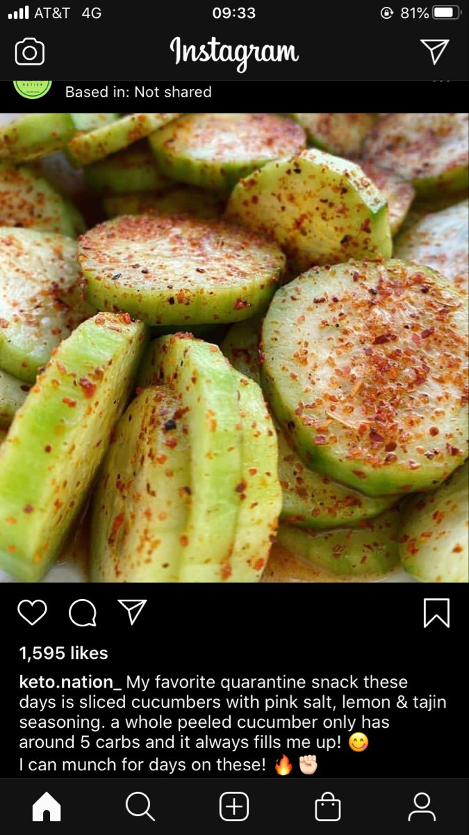 an instagram with some food on it